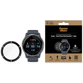 PanzerGlass SmartWatch Garmin Venu 2 / Venu 2 Plus / Vivoactive 4 svart/svart 3652