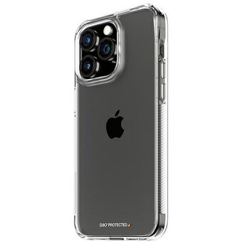 PanzerGlass HardCase för iPhone 15 Pro Max 6.7" D3O 3x militärklassad transparent 1175.