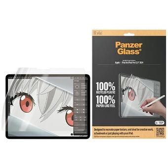 PanzerGlass GraphicPaper iPad Air 2024 12.9" | iPad Pro 2024 12.9" Anti-Glans, Skalvänlig, Ultrabred Passform 2836