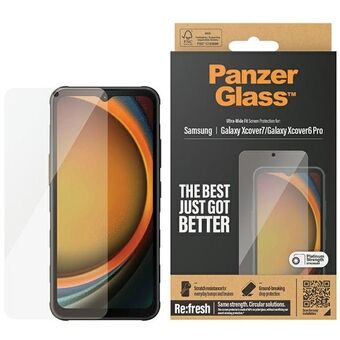 PanzerGlass Ultra-Wide Fit Sam Xcover7/ Xcover6 Pro re-glass Skärmskydd 7365