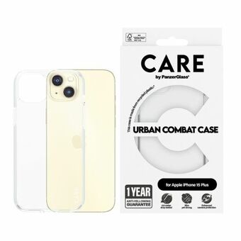 CARE by PanzerGlass Urban Combat Case iPhone 15 Plus 6,7" genomskinlig/transparent 1423