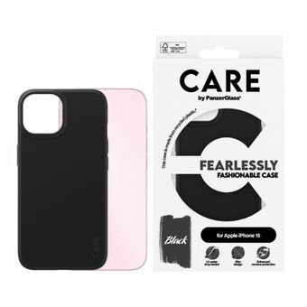 CARE by PanzerGlass Modigt Modemedvetet Fodral iPhone 15 6,1" svart/black 1429