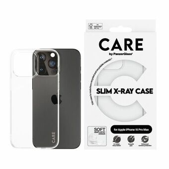 CARE by PanzerGlass Slim X-Ray Skal iPhone 15 Pro Max 6,7" genomskinlig/transparent 1436