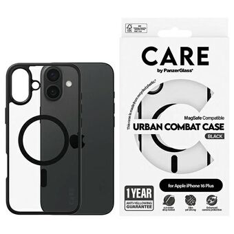 CARE by PanzerGlass Flagship Urban Case iPhone 16 Plus 6,7" svart/black MagSafe 1359