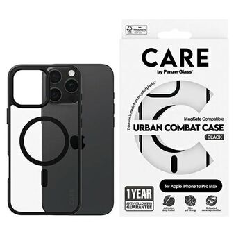 CARE by PanzerGlass Flagship Urban Case iPhone 16 Pro Max 6,9" svart/black MagSafe 1360