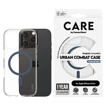 CARE by PanzerGlass Flagship Case iPhone 16 Pro 6,3" blå/blue MagSafe 1366