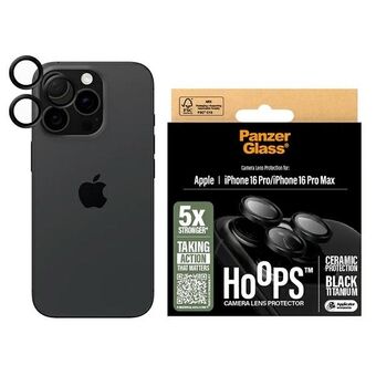 PanzerGlass Hoops Keramisk Linsbeskyttare iPhone 16 Pro 6.3" / 16 Pro Max 6.9" 1282