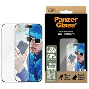 PanzerGlass Skärmskydd iPhone 16 Pro 6.3" Ultra-Wide Fit 2862