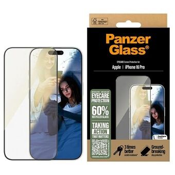 PanzerGlass EyeCare Skärmskydd iPhone 16 Pro 6.3" Ultra-Bred Passform 2866