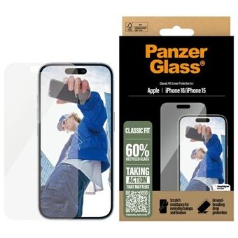 PanzerGlass Skärmskydd iPhone 16 6.1" Classic Fit 2873