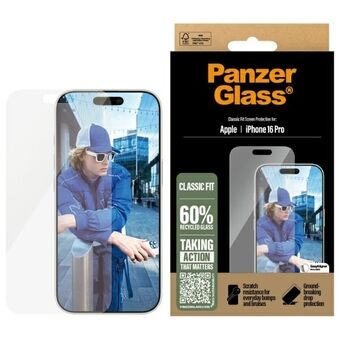 PanzerGlass Skärmskydd iPhone 16 Pro 6.3" Classic Fit 2874