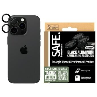 SAFE by PanzerGlass iPhone 16 Pro 6.3" / 16 Pro Max 6.9" Linsskydd svart/black SAFE95891