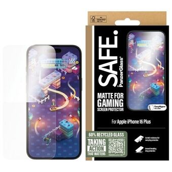 SAFE by PanzerGlass iPhone 16 Plus 6.7" Gaming Skärmskydd Ultra-Wide Passform SAFE95888