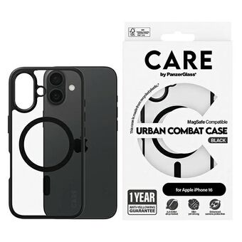 CARE by PanzerGlass Flagship Urban Case iPhone 16 6,1" svart/black MagSafe 1357