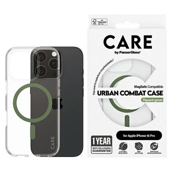 CARE by PanzerGlass Flagship Case iPhone 16 Pro 6,3" grön/grönt MagSafe 1370