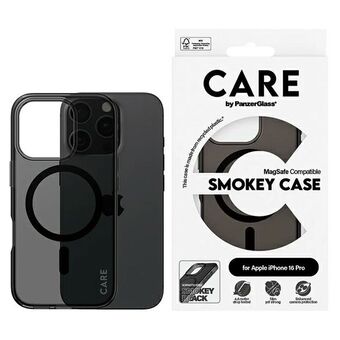 CARE by PanzerGlass Flaggskeppsskal iPhone 16 Pro 6.3"" dimmig/rökig MagSafe 1350