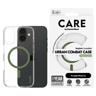 CARE by PanzerGlass Flagship Case iPhone 16 6.1" grön/grön MagSafe 1369