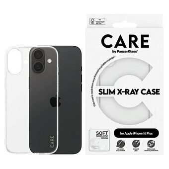 CARE by PanzerGlass X-Ray Soft Basic-fodral iPhone 16 Plus 6,7" genomskinlig/transparent 1443