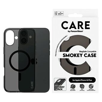 CARE by PanzerGlass Flaggskepps Fodral iPhone 16 Plus 6,7" dimmig/rökig MagSafe 1351