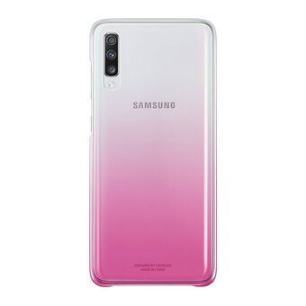 Samsung EF-AA705CP A70 Fodral Gradiation Cover rosa / rosa