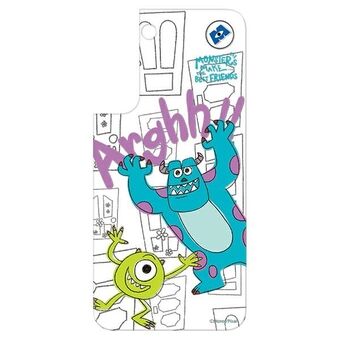 Samsung GP-TOS906HIAGW panel för ramskydd till Galaxy S22 + Disney Monsters vit/vit