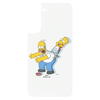 Samsung GP-TOU021HOXYW för ramskydd till Galaxy S22 Simpsons Homer vit/vit