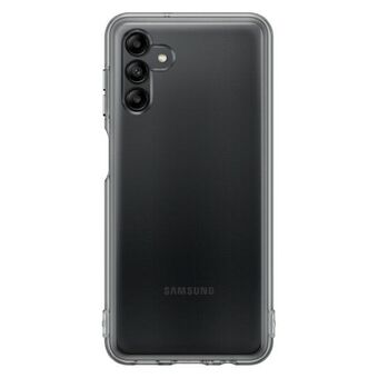 Etui Samsung EF-QA047TBEGWW A04s A047 svart/black Soft Clear Cover