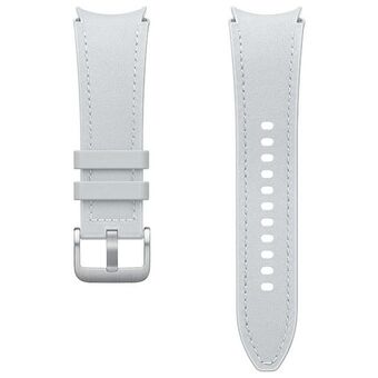 Pasek Hybrid Eco-Läderband Samsung ET-SHR95SSEGEU till Watch6 20mm S/M silver/silver