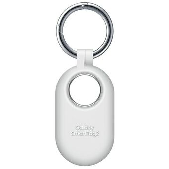 Etui för Samsung Galaxy SmartTag2 EF-PT560CWEGWW, vitt/vit silikonfodral