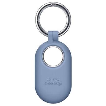 Etuiet för Samsung Galaxy SmartTag2 EF-PT560CLEGWW i blått silikonfodral.