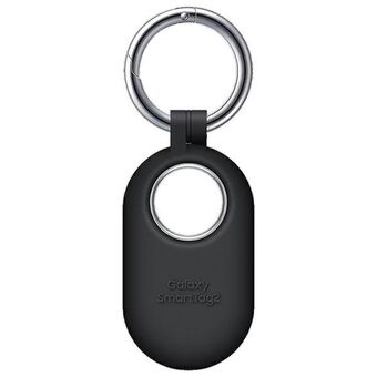 Etui för Samsung Galaxy SmartTag2 EF-PT560CBEGWW svart/svart silikonfodral.