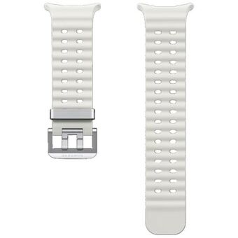 Pasek Marine Band Samsung ET-SNL70MWEGEU för Watch Ultra i färgen vit/vitt.