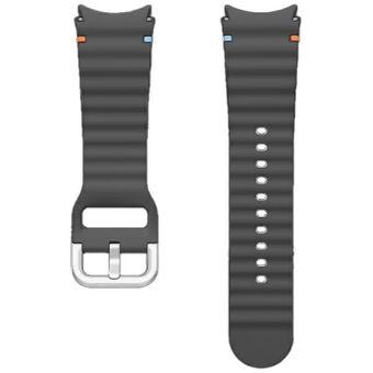 Pasek Sport Band Samsung ET-SNL30SBEGEU för Watch7 / 6 / 5 / 4 20mm S/M grå/mörkgrå