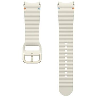 Pasek Sport Band Samsung ET-SNL31LWEGEU för Watch7 / 6 / 5 / 4 20mm M/L krämfärgad