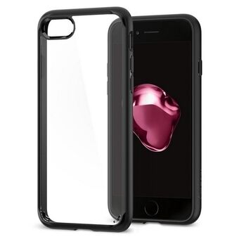 Spigen Ultra Hybrid 2 iPhone 7/8 svart SE 2020 / SE 2022 042CS20926