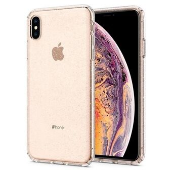 Spigen Liquid Crystal Glitter iPhone Xs Max rosenkvarts 065CS25124