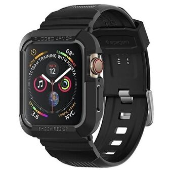 Spigen Rugged Armor Pro Apple Watch 4/5/6/7/SE 44/45mm svart/svart 062CS25324