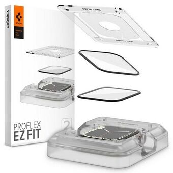 Spigen ProFlex EZ FIT Apple Watch 7 41mm 2szt./2 st. AFL04052 Hybridglas