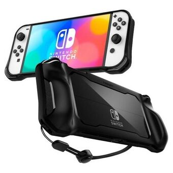 Spigen Rugged Armor Nintendo Switch Oled svart/matt svart ACS04020