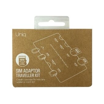 UNIQ Sim Adapter Traveller Kit 7in1 organisatör