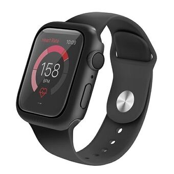 UNIQ fodral Nautic Apple Watch Series 4/5/6/SE 44mm svart/svart