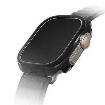 UNIQ Valencia Apple Watch Ultra 49mm fodral. svart/midnattssvart