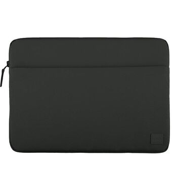 UNIQ fodral Vienna laptop Sleeve 16" svart/midnight black Vattentät RPET