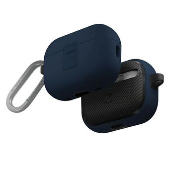 UNIQ-fodral Clyde Lock Case AirPods Pro 2 (2022/2023) blå-mörkgrå/kunglig blå-mörkgrå