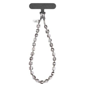 UNIQ Coehl Candy Gem Handstrap universell handrem för telefon silver/silver sparkling