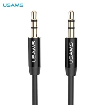 USAMS-adapter ljudjack 3,5 mm - 3,5 mm 1 m svart YP101 (YP-01)