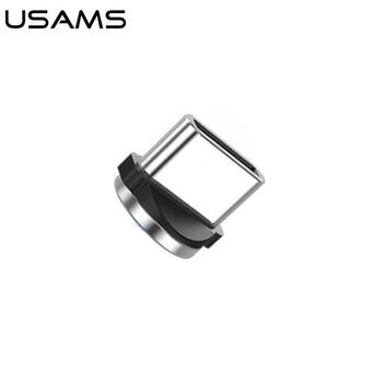 USAMS Adapter magnetisk USB-C bulk silver/silver SJ159USBTA (US-SJ159)