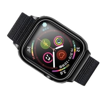 USAMS Armband med etui för Apple Watch 4/5/6/7/SE 44/45mm. svart/black ZB74IW1 (US-ZB074)