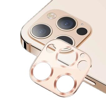 USAMS Kameraobjektivglas för iPhone 12 Pro Max i metall, guld BH707JTT03 (US-BH707)