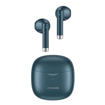 USAMS Bluetooth 5.0 hörlurar TWS IA Series Wireless Navy / Dark Blue Wireless BHUIA03 (US-IA04)